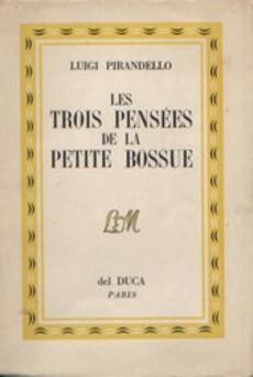 Les trois pensées de la petite bossue - couverture livre occasion