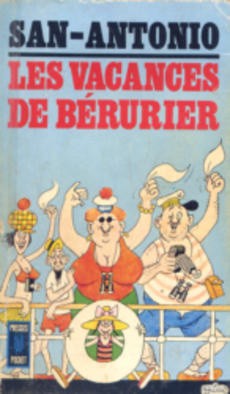 Les vacances de Bérurier - couverture livre occasion