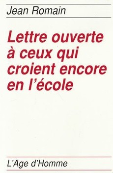 Lettre ouverte à ceux qui croient encore à l'école - couverture livre occasion