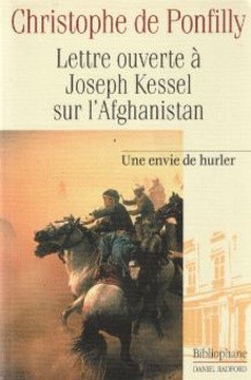 Lettre ouverte à Joseph Kessel sur l'Afghanistan - couverture livre occasion