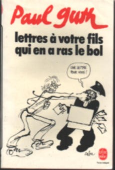 couverture de 'Lettres à votre fils qui en a ras le bol' - couverture livre occasion
