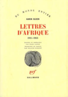 Lettres d'Afrique 1914-1931 - couverture livre occasion