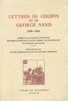 Lettres de Chopin et de George Sand - couverture livre occasion