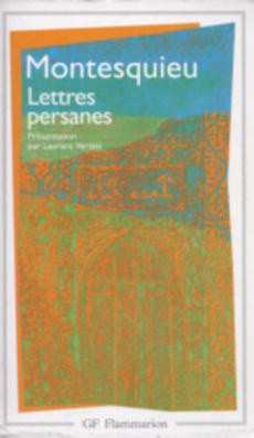 Lettres Persanes - couverture livre occasion