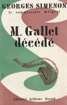 M. Gallet décédé - couverture livre occasion
