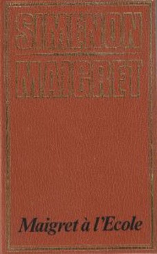 Maigret à l'école - couverture livre occasion