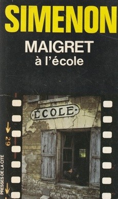 Maigret à l'école - couverture livre occasion