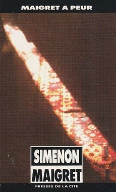 couverture de 'Maigret a peur' - couverture livre occasion