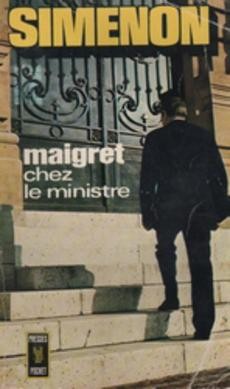 couverture de 'Maigret chez le ministre' - couverture livre occasion