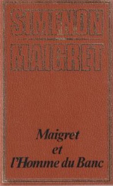 Maigret et l'homme du banc - couverture livre occasion