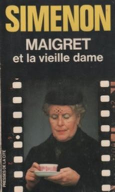 Maigret et la vieille dame - couverture livre occasion