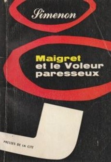 Maigret et le voleur paresseux - couverture livre occasion