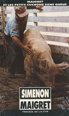 Maigret et les petits cochons sans queue - couverture livre occasion