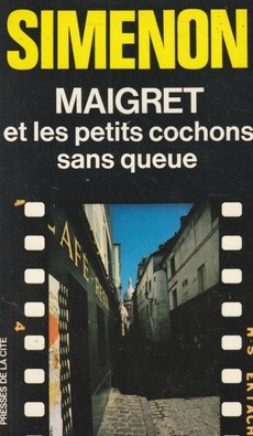 Maigret et les petits cochons sans queue - couverture livre occasion