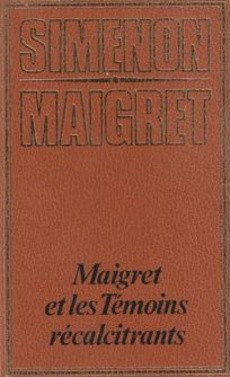 Maigret et les témoins récalcitrants - couverture livre occasion