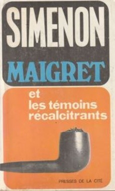 Maigret et les témoins récalcitrants - couverture livre occasion