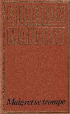 Maigret se trompe - couverture livre occasion