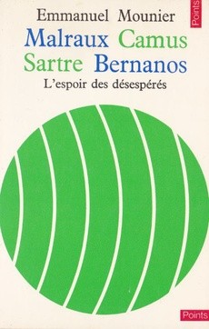 Malraux Camus Sartre Bernanos - couverture livre occasion