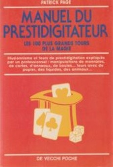 Manuel du prestidigitateur - couverture livre occasion