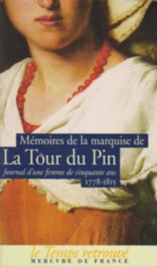 Mémoires de la marquise de La Tour du Pin - couverture livre occasion