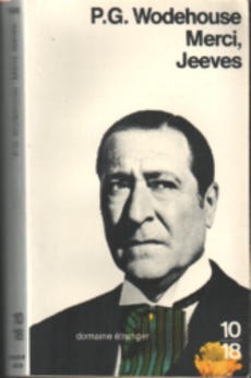 couverture de 'Merci, Jeeves' - couverture livre occasion