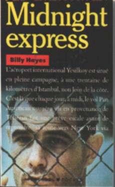 couverture de 'Midnight express' - couverture livre occasion