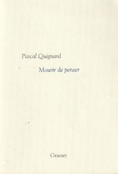 Mourir de penser - couverture livre occasion