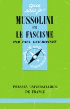 Mussolini et le fascisme - couverture livre occasion