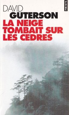 La neige tombait sur les cèdres - couverture livre occasion