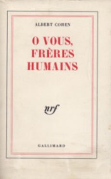 O vous, frères humains - couverture livre occasion