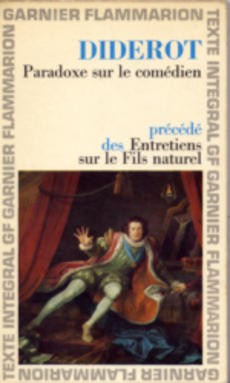 Paradoxe sur le comédien - couverture livre occasion