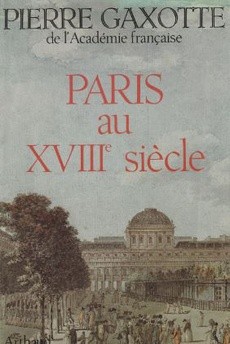 Paris au XVIIIe siècle - couverture livre occasion