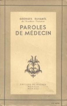 Paroles de médecin - couverture livre occasion