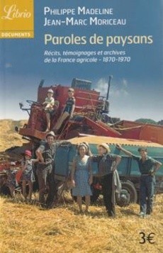 Paroles de paysans - couverture livre occasion