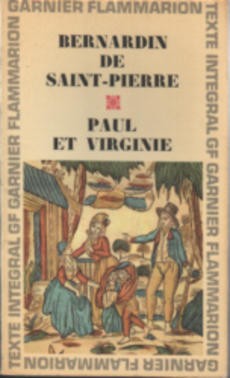 couverture de 'Paul et Virginie' - couverture livre occasion