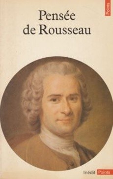 Pensée de Rousseau - couverture livre occasion