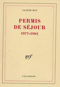 Permis de séjour - couverture livre occasion