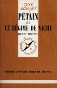 Pétain et le régime de Vichy - couverture livre occasion