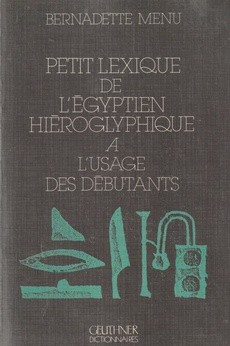 Petit lexique de l'Égyptien Hiéroglyphique à l'usage des débutants - couverture livre occasion