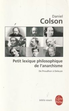 Petit lexique philosophique de l'anarchisme - couverture livre occasion