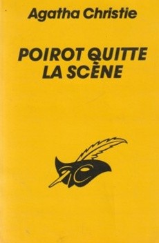 Poirot quitte la scène - couverture livre occasion
