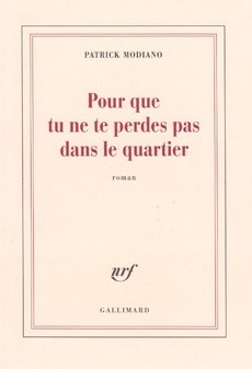 Pour que tu ne te perdes pas dans le quartier - couverture livre occasion