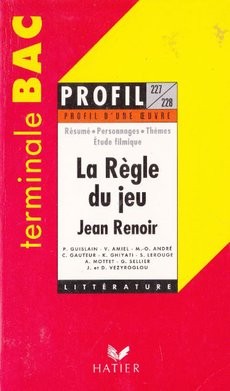 La Règle du jeu - couverture livre occasion