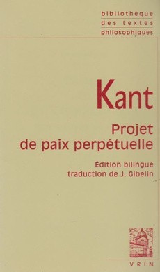 Projet de paix perpétuelle - couverture livre occasion
