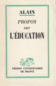 Propos sur l'éducation - couverture livre occasion