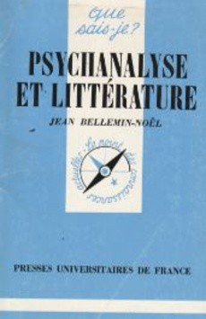 Psychanalyse et littérature - couverture livre occasion
