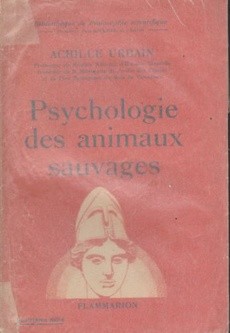 Psychologie des animaux sauvages - couverture livre occasion