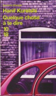 Quelque chose à te dire - couverture livre occasion