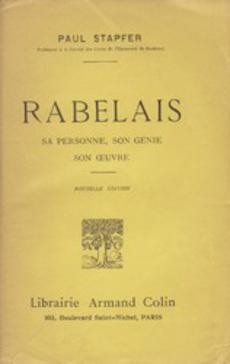 Rabelais sa personne,son génie, son oeuvre - couverture livre occasion