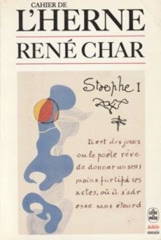 René Char - couverture livre occasion